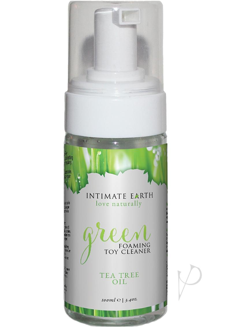 Intimate Earth Green Foaming Toy Cleaner Tea Tree Oil - 3.4oz