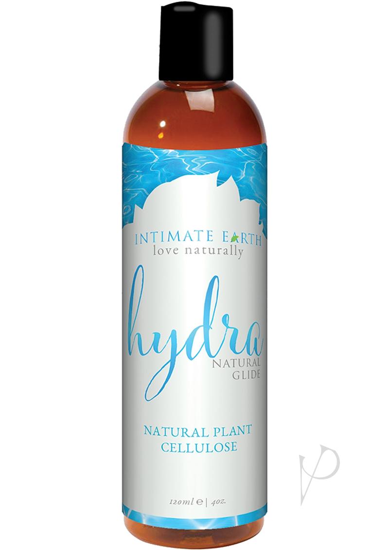 Intimate Earth Hydra Organic Water Based Glide Lubricant - Natural Plant Cellulose - 4oz