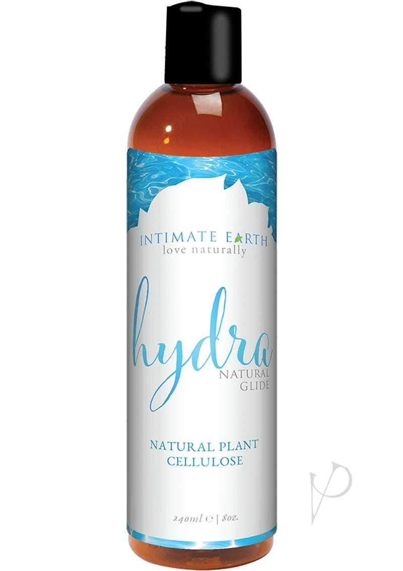 Intimate Earth Hydra Organic Water Based Glide Lubricant - Natural Plant Cellulose - 8oz