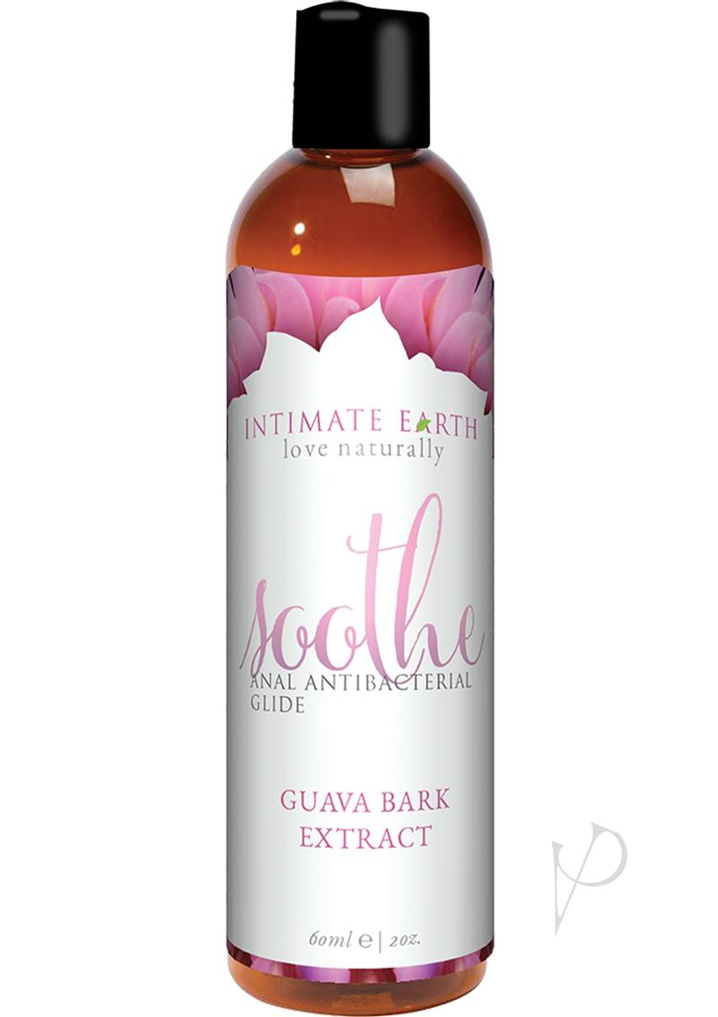 Intimate Earth Soothe Antibacterial Anal Glide Lubricant Guava Bark Extract - 2oz