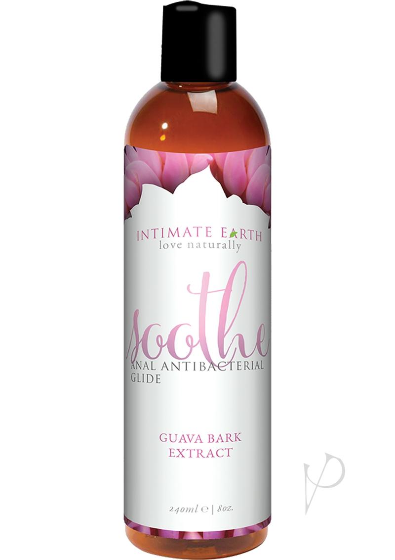 Intimate Earth Soothe Antibacterial Anal Glide Lubricant Guava Bark Extract - 8oz