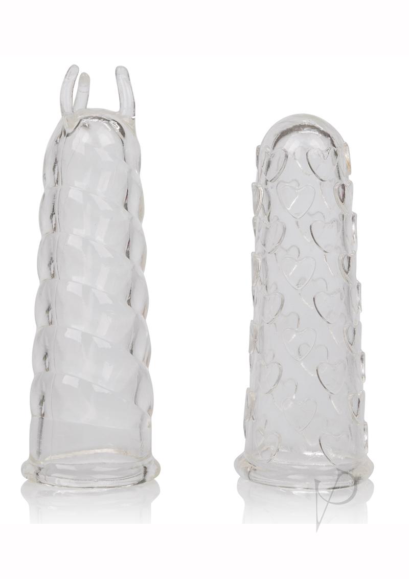 Intimate Play Finger Teasers Silicone Finger Massagers - Clear