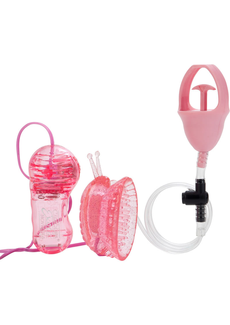Intimate Pump Butterfly Clitoral Pump - Pink