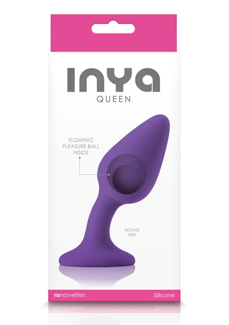 Inya Queen Silicone Butt Plug - Purple