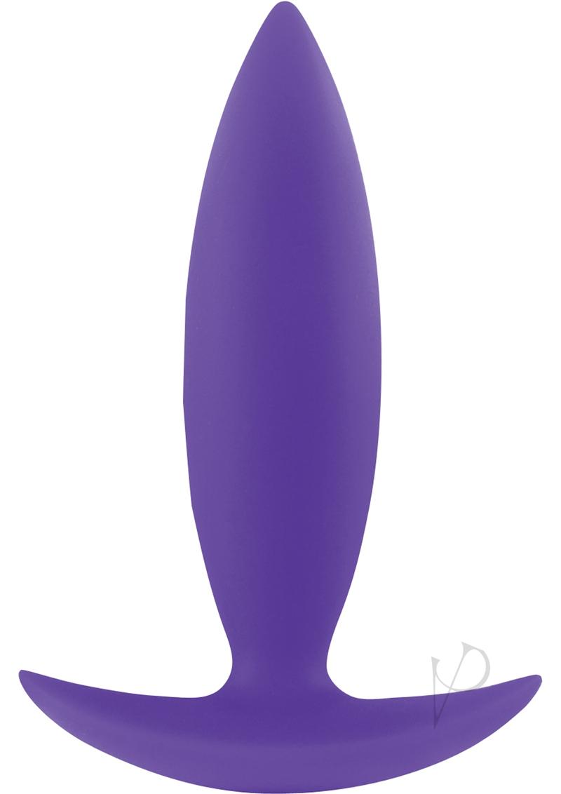 Inya Spade Silicone Butt Plug - Purple - Small