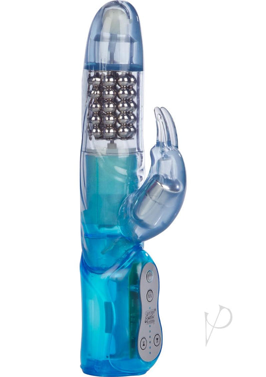 Jack Rabbit Advanced Beaded Rabbit Vibrator - Blue