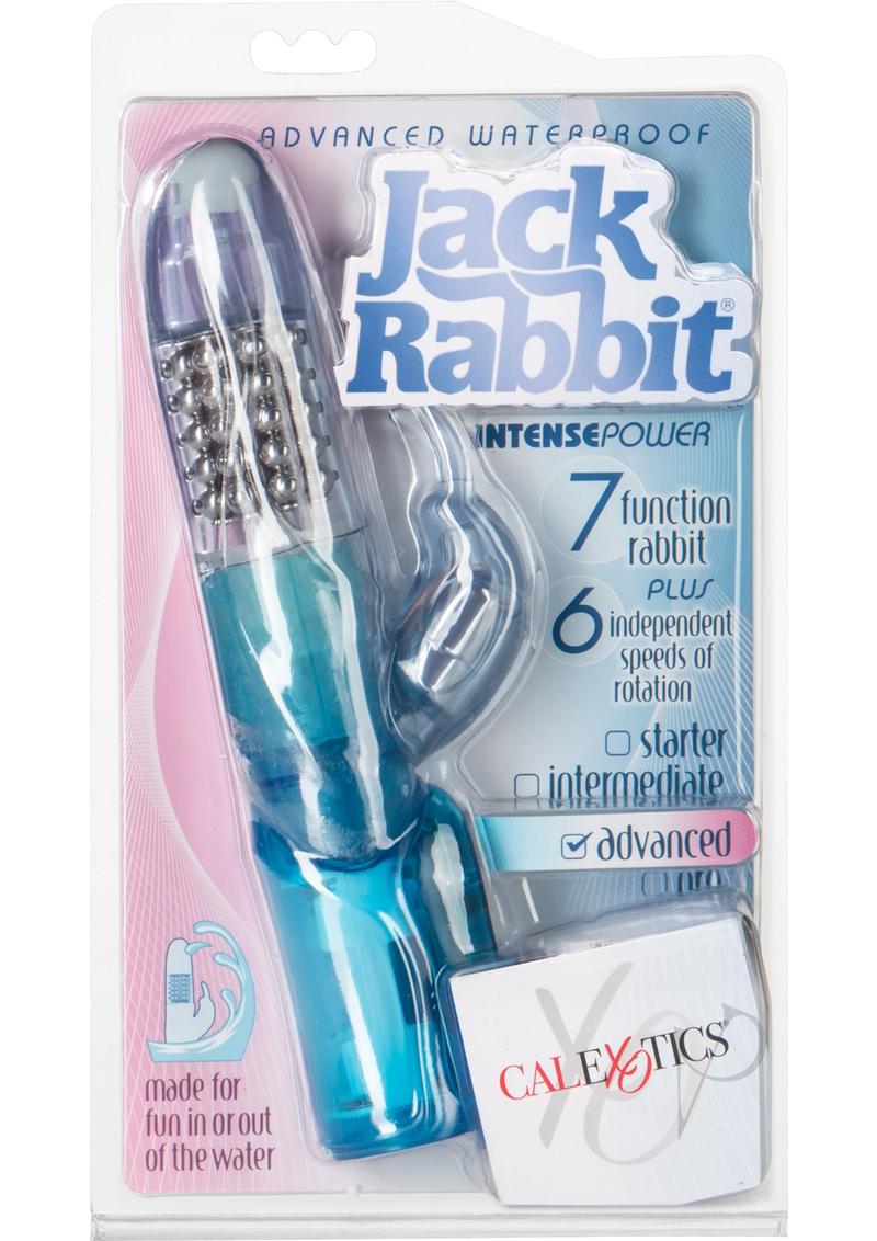 Jack Rabbit Advanced Beaded Rabbit Vibrator - Blue