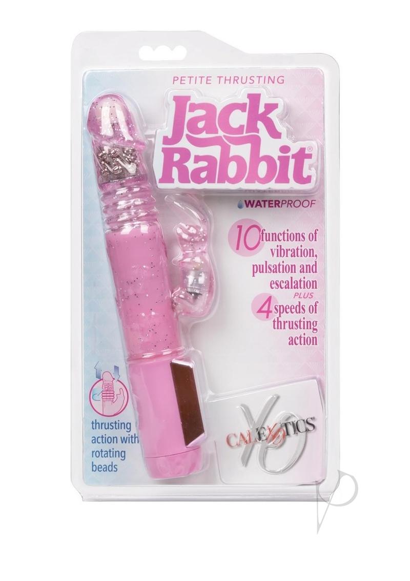 Jack Rabbit Petite Thrusting Rabbit Vibrator - Pink