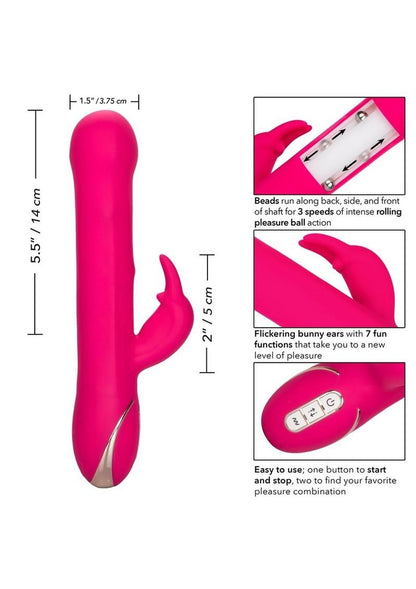 Jack Rabbit Signature Silicone Beaded Rechargeable Vibrator