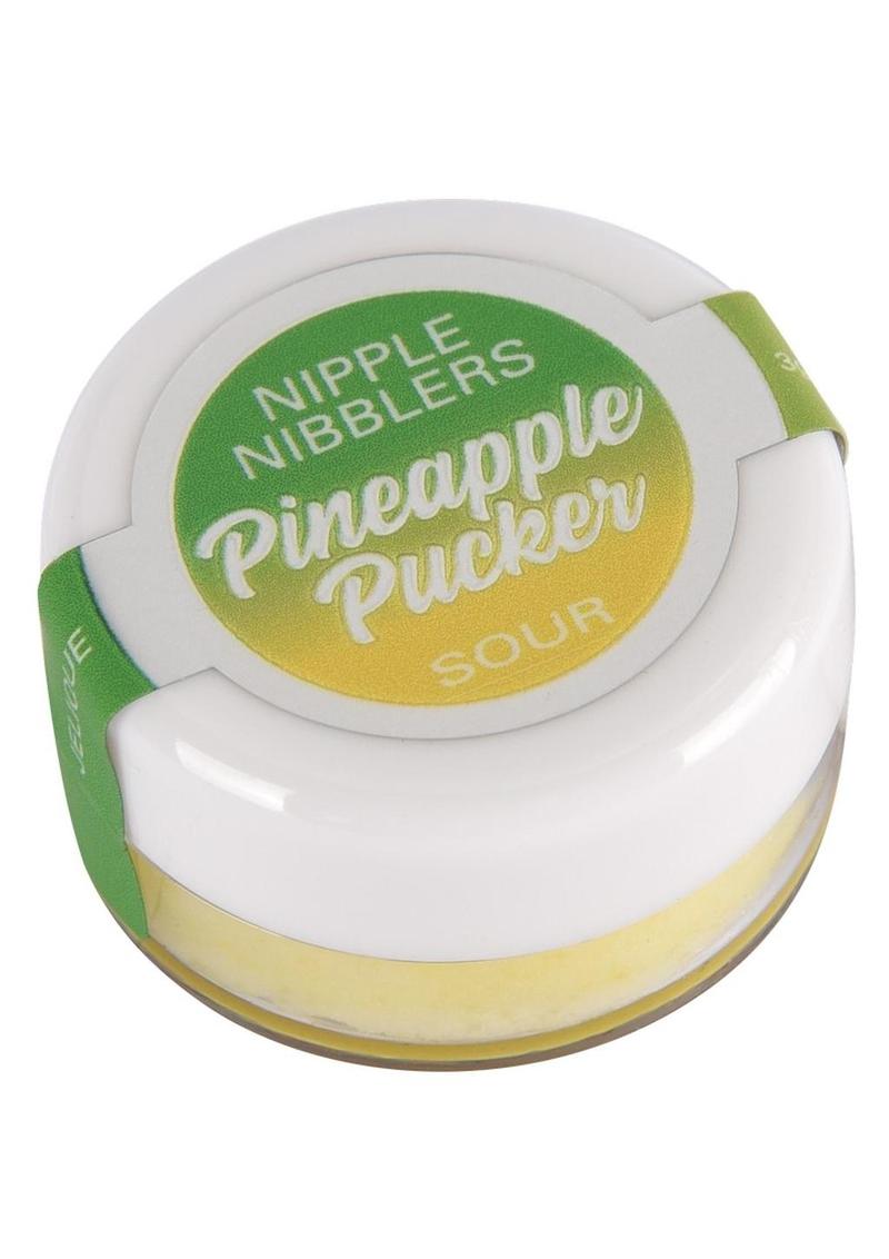 Jelique Nipple Nibblers Sour Tingle Balm Pineapple Pucker 3 Gm. 1 Pc.