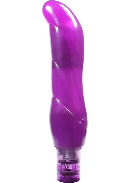 Jelly Caribbean Orion Vibrator Number 8 Waterproof - Purple - 7in