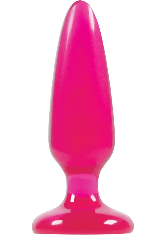 Jelly Rancher Pleasure Plug Butt Plug - Pink - Small