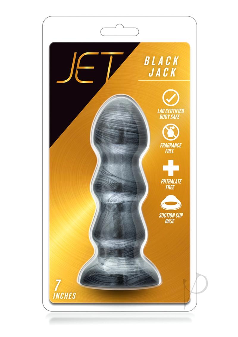 Jet Black Jack Butt Plug - Carbon Metallic - Black