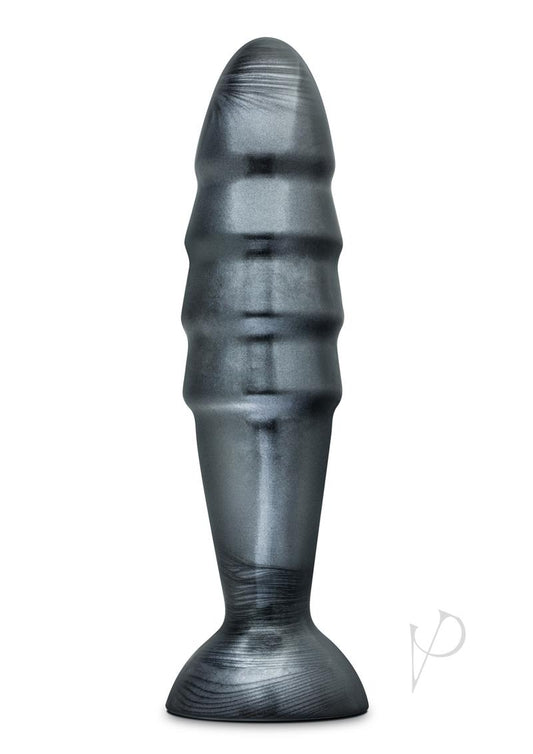 Jet Destructor Butt Plug - Carbon Metallic - Black