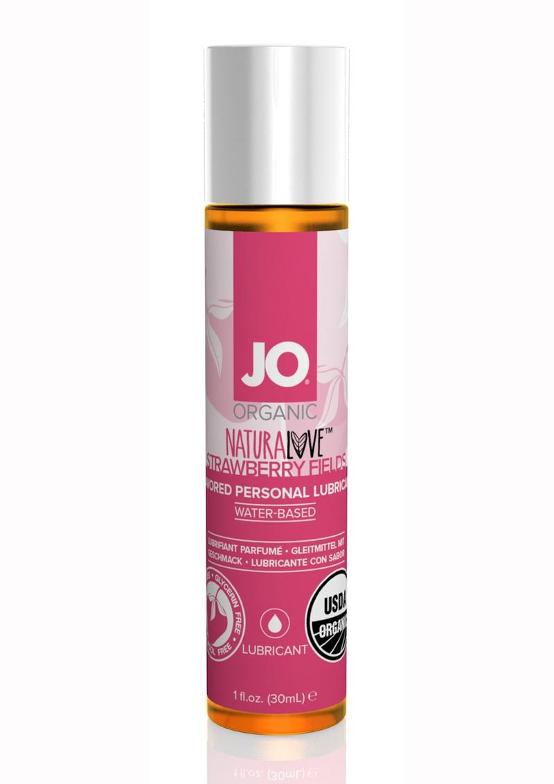 JO Naturalove Water Based Organic Lubricant Strawberry Fields - 1oz