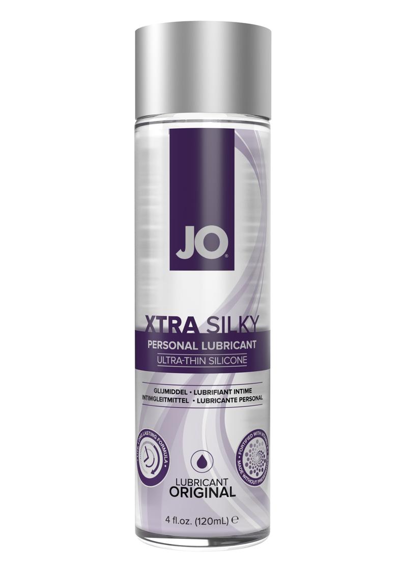 JO Xtra Silky Thin Silicone Lubricant - 4oz