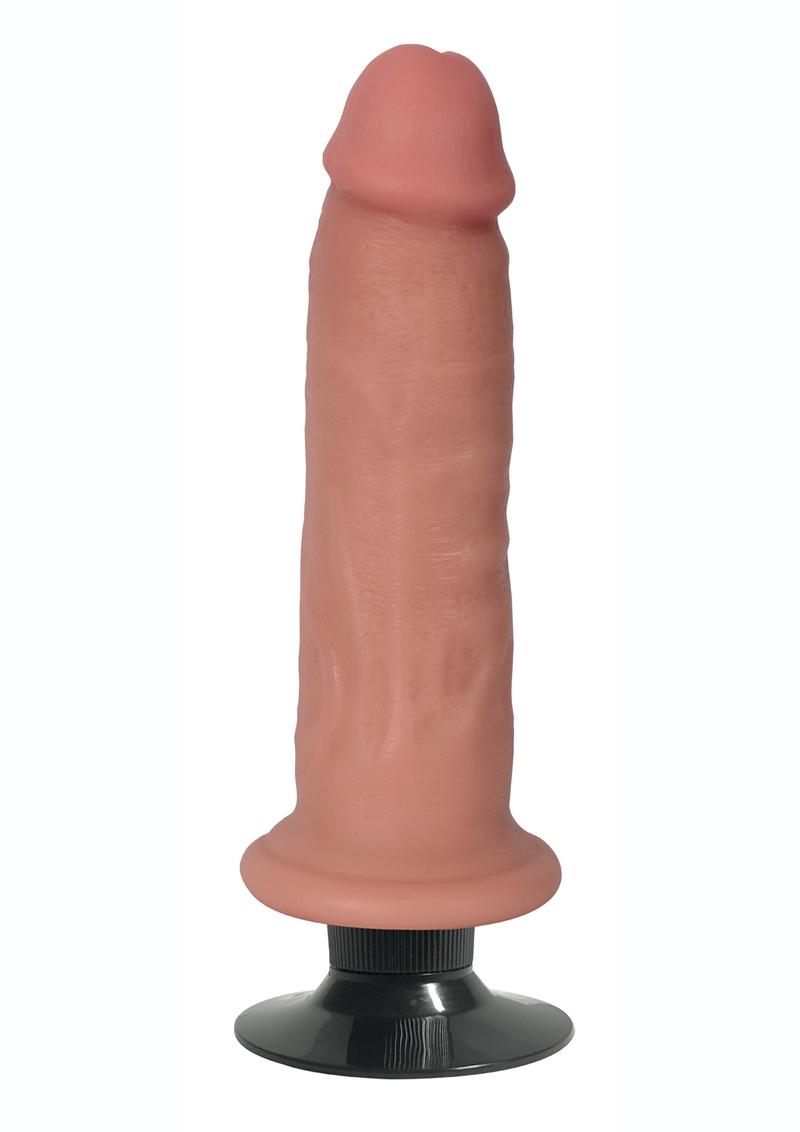 Jock Bareskin Realistic Vibrating Dong - Vanilla - 7in