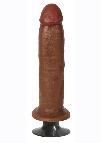 Jock Vibrating Dildo - Caramel - 8in