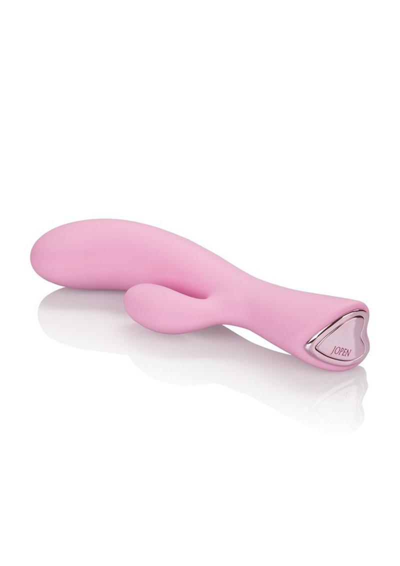 Jopen Amour Dual G Wand Rechargeable Silicone Dual Vibrating Wand Massager - Pink