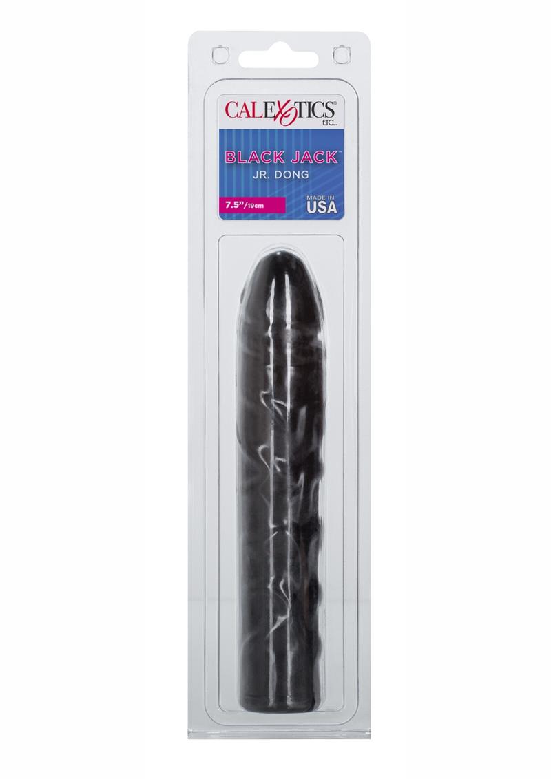 Jr. Dong Black Jack Dildo - Black - 7.5in