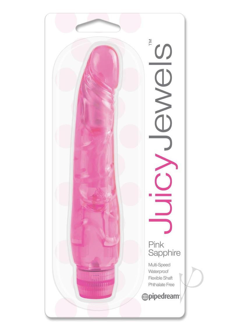 Juicy Jewels Pink Sapphire Vibrator - Pink