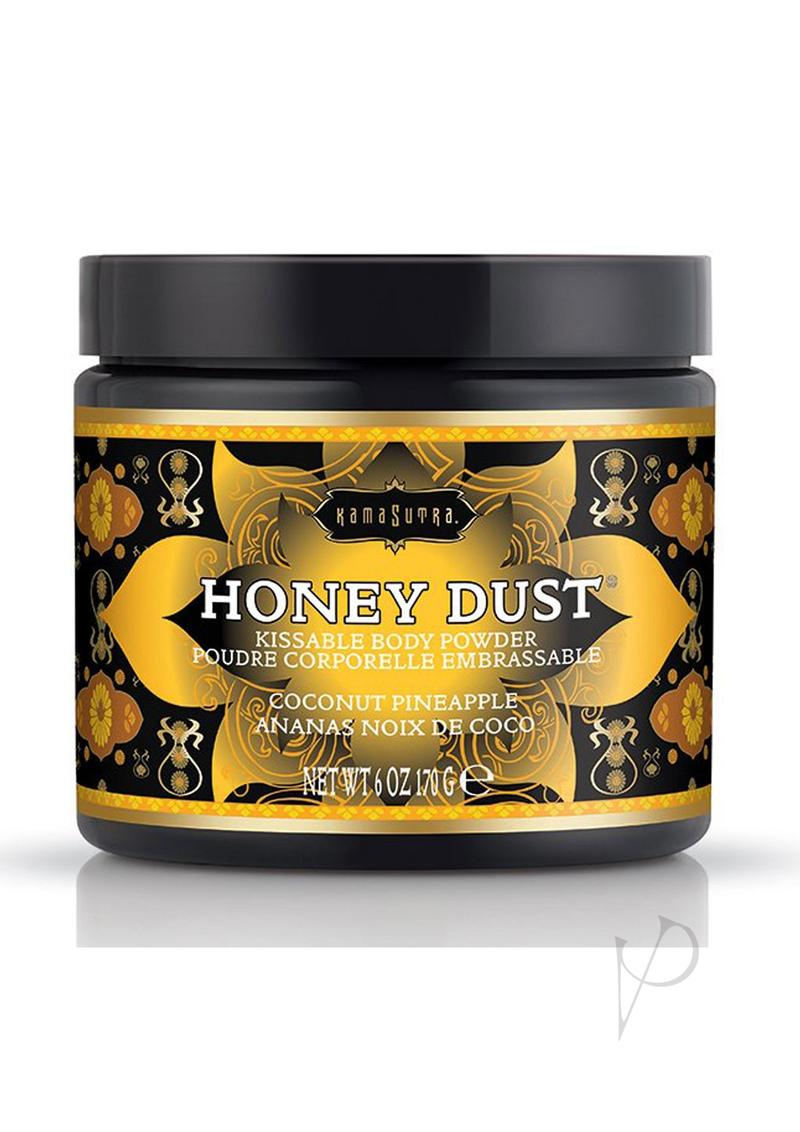 Kama Sutra Honey Dust Kissable Body Powder Coconut Pineapple - 6oz