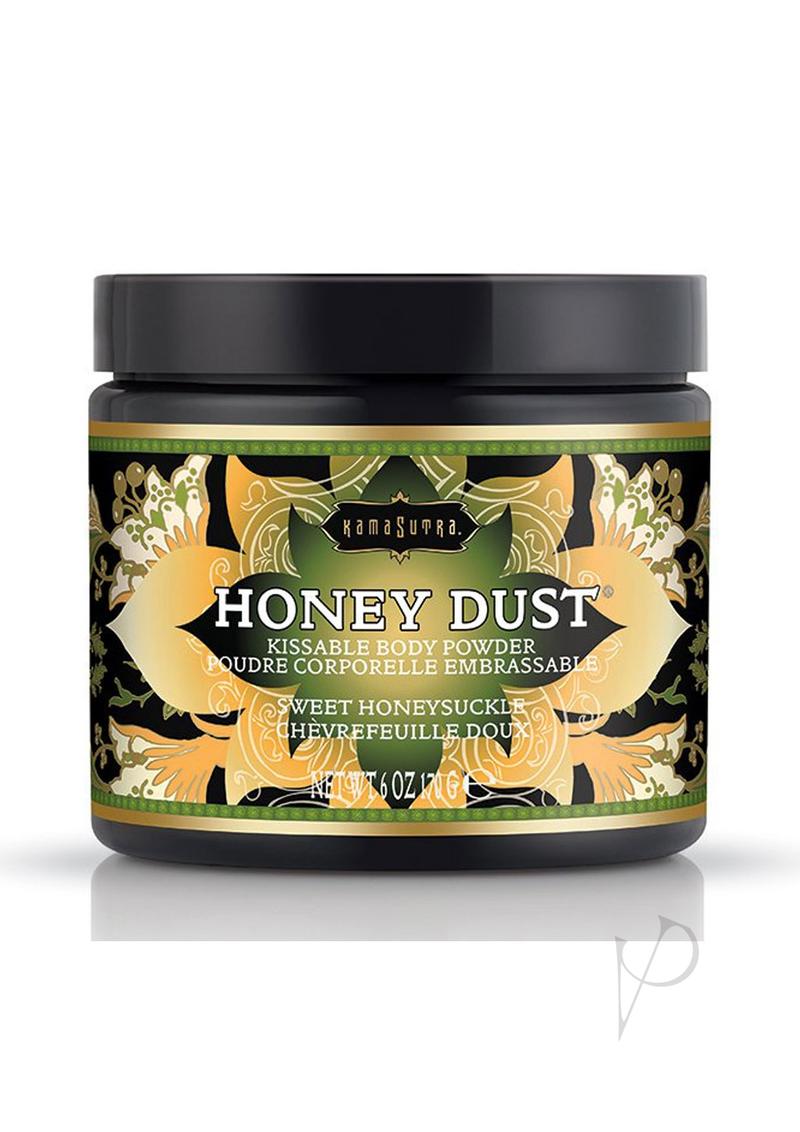 Kama Sutra Honey Dust Kissable Body Powder Sweet Honeysuckle - 6oz