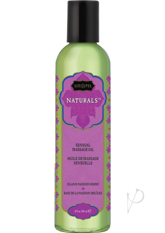 Kama Sutra Naturals Massage Oil Island Passion Berry - 8oz