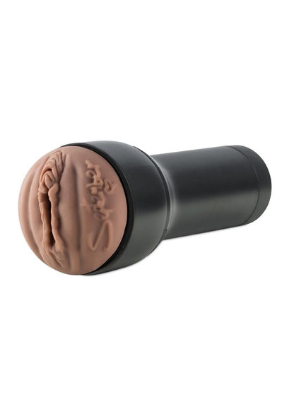 Kiiroo Feel September Reign Black Stroker Interactive Masturbator - Pussy - Black/Chocolate