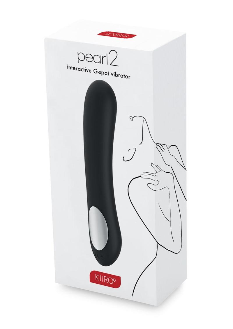 Kiiroo Pearl2 G-Spot Silicone Vibrator - Black