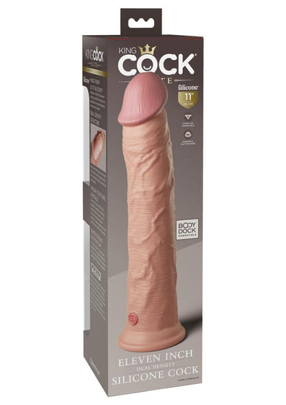 King Cock Elite Dual Density Silicone Dildo