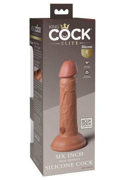 King Cock Elite Dual Density Silicone Dildo