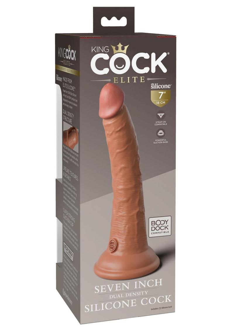 King Cock Elite Dual Density Silicone Dildo