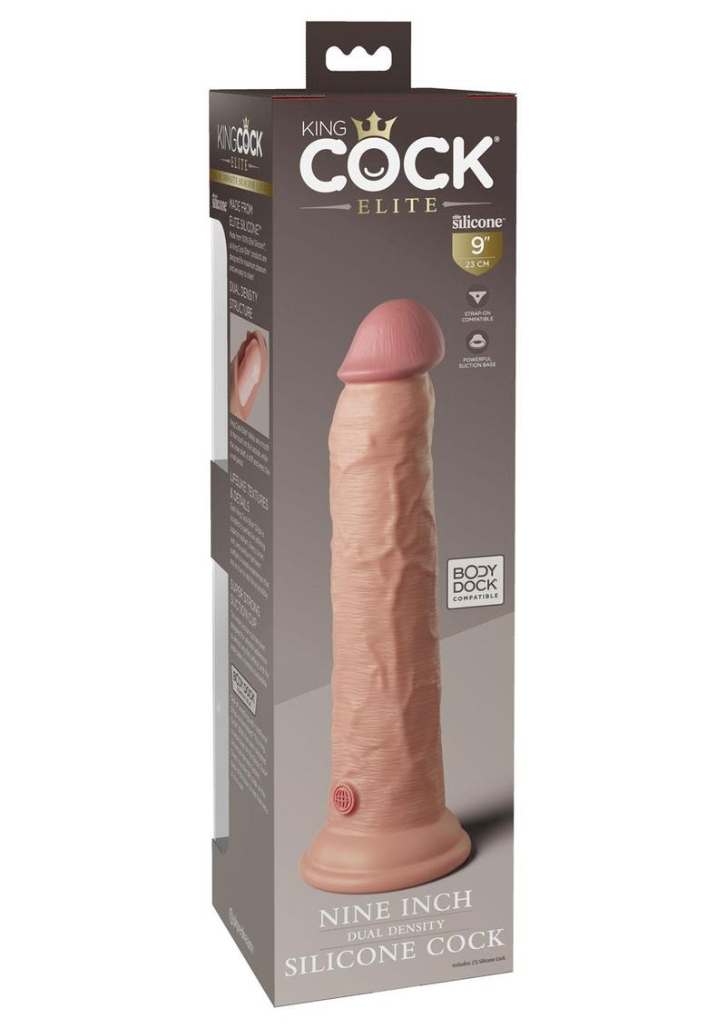 King Cock Elite Dual Density Silicone Dildo