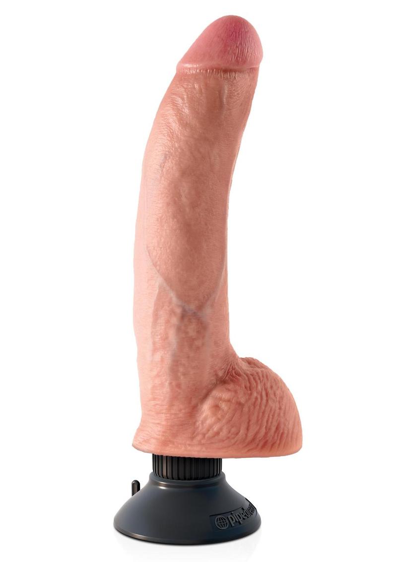 King Cock Vibrating Dildo with Balls