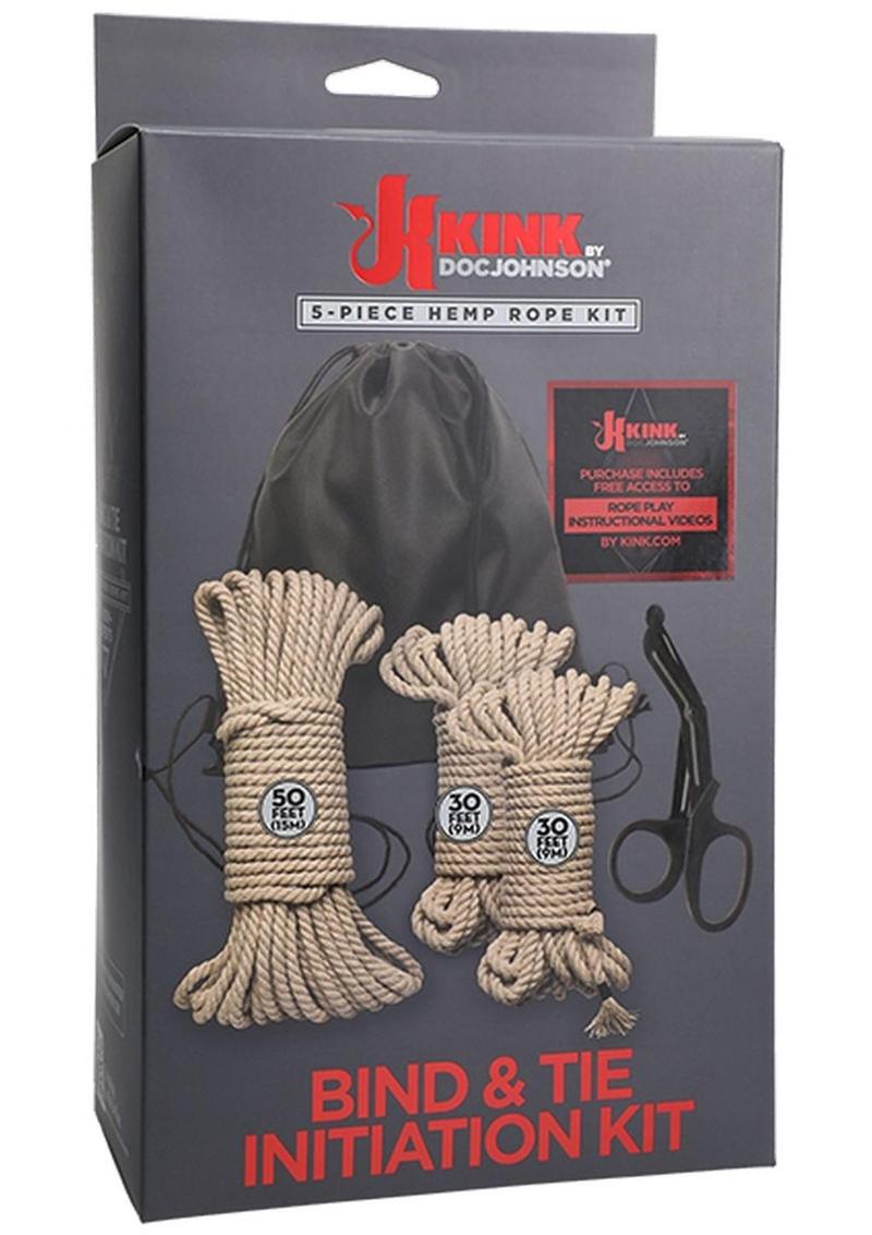 Kink Bind and Tie Initiation Hemp Rope – Fantasy Fun Factory