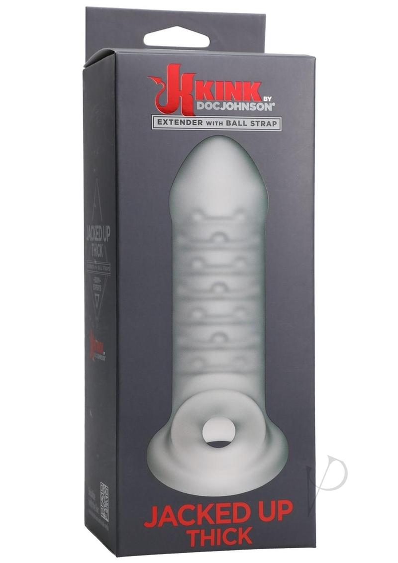 Kink Jacked Up Thick Extender with Ball Strap - Clear/Frost