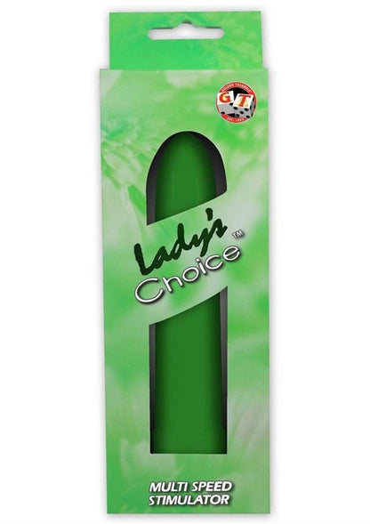 Lady's Choice Plastic Vibrator - Green