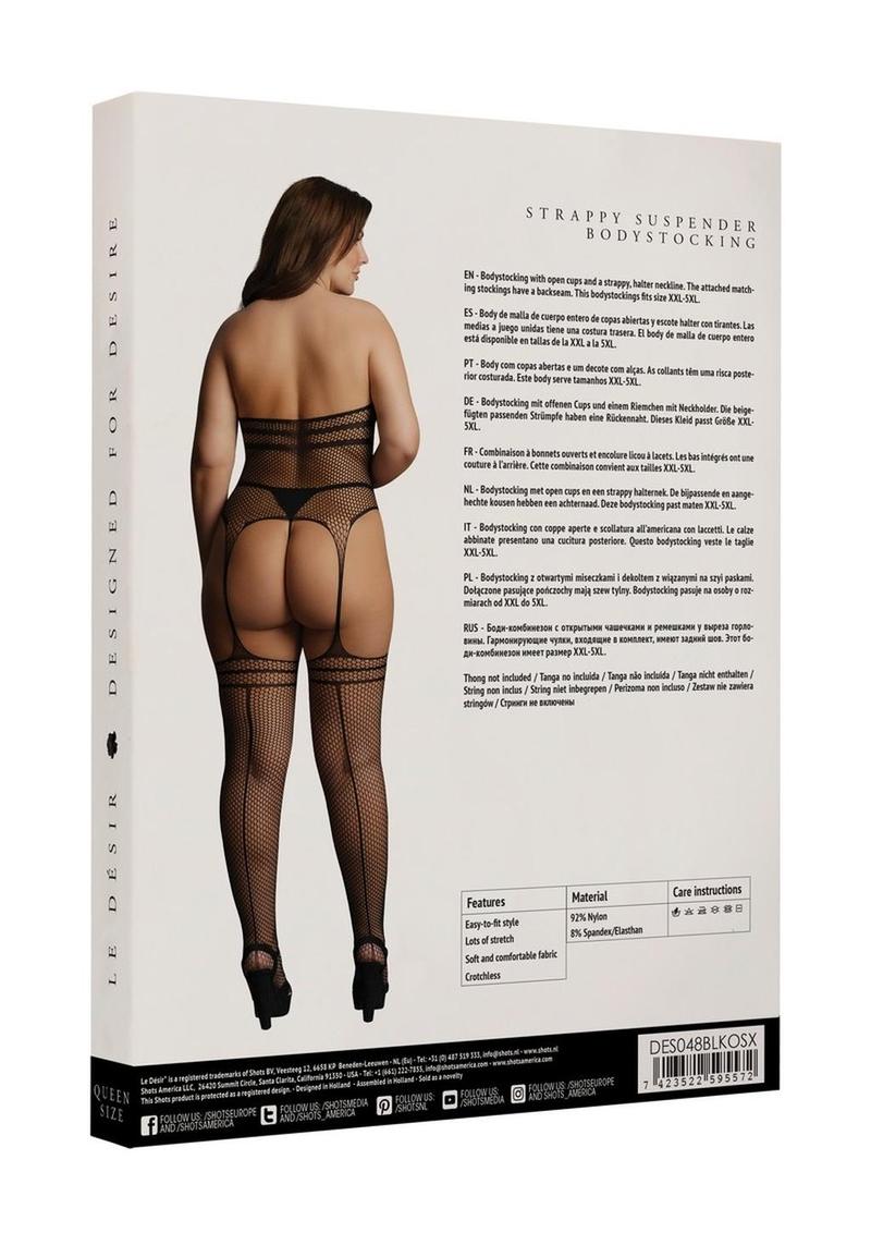 Le Desir Strappy Suspender Bodystocking