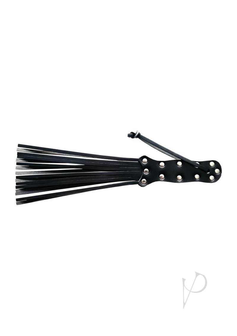 Leather Spiral Paddle - Black