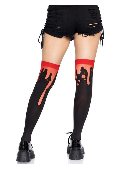 Leg Avenue Splatter Thigh Highs