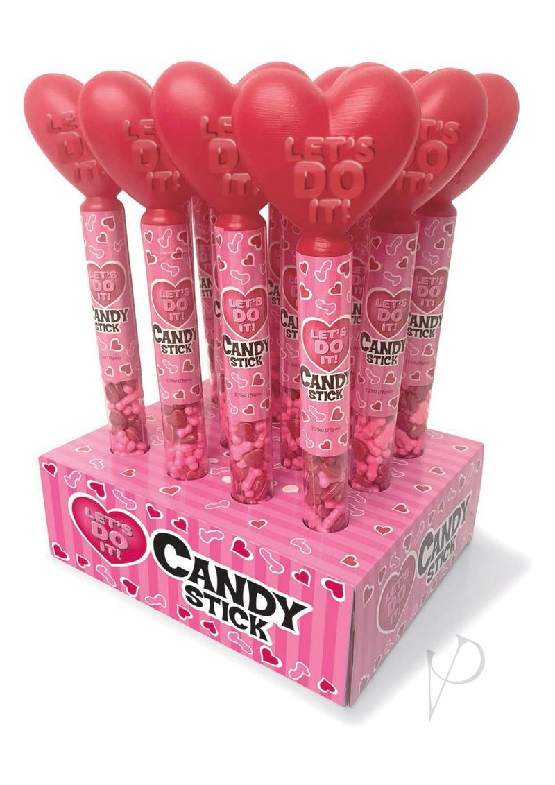 Let's Do It Candy Stick - 3oz - 12 Per Display/Display