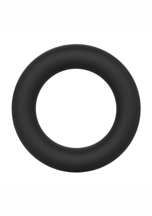 Link Up Ultra-Soft Verge Silicone Cock Ring - Black