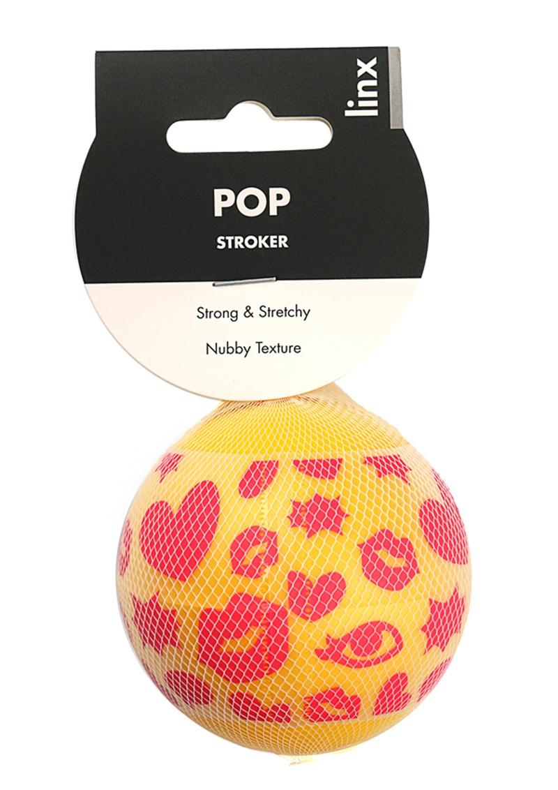 Linx Pop Stroker Ball Masturbator - Yellow