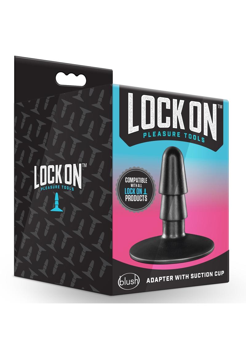 Lock On Adapter with Suction Cup - Black