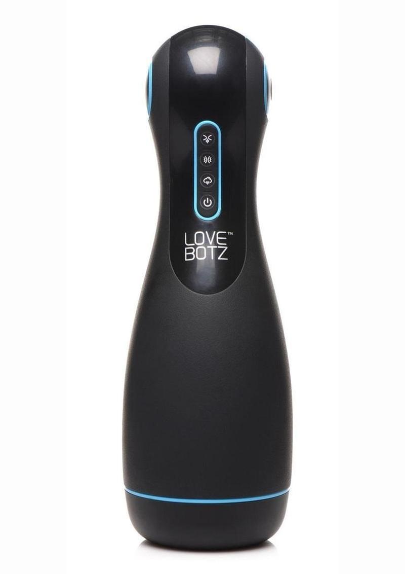 Lovebotz Auto Milker Extreme Rechargeable 16x Sucking Masturbator - Black/Blue