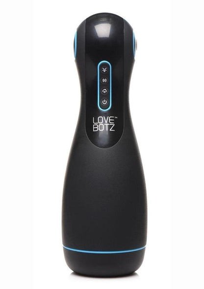 Lovebotz Auto Milker Extreme Rechargeable 16x Sucking Masturbator - Black/Blue