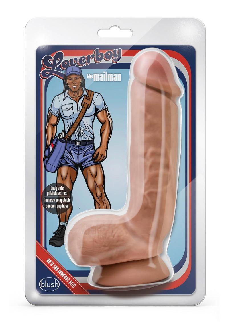 Loverboy The Mailman Dildo - Caramel - 8.5in