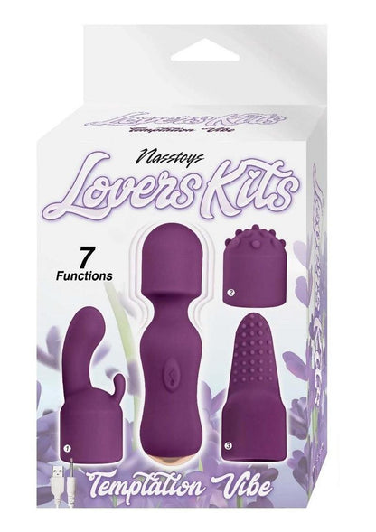 Lovers Kits Temptation Rechargeable Silicone Vibrator - Eggplant/Purple