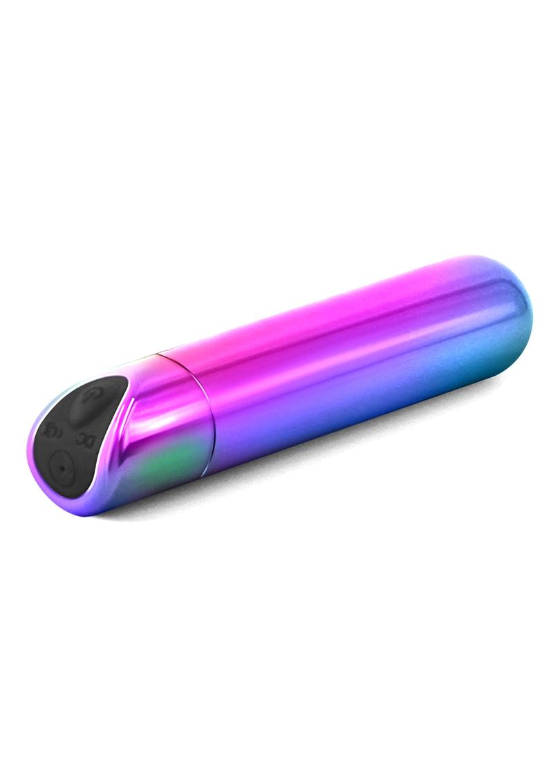 Lush Nightshade Rechargeable Petite Vibrator - Multicolor/Rainbow